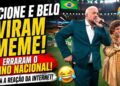 Alcione e Belo VIRAM MEME ao ERRAR Hino Nacional Antes de Brasil x Panamá!
