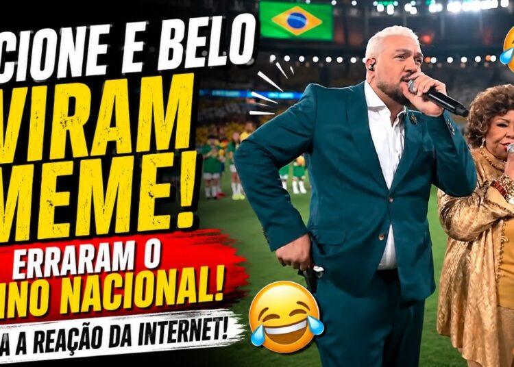 Alcione e Belo VIRAM MEME ao ERRAR Hino Nacional Antes de Brasil x Panamá!