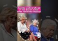 Camilla walked ahead of the Queen,while Kate remained modest! #fyp #royal #queencamilla #kate