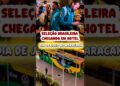 EMOÇÃO PURA! TORCIDA LOTA HOTEL PARA RECEBER A SELEÇÃO BRASILEIRA