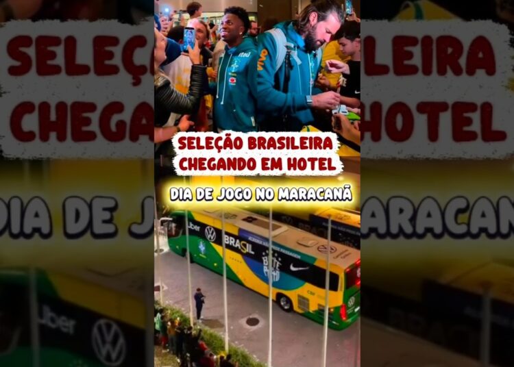 EMOÇÃO PURA! TORCIDA LOTA HOTEL PARA RECEBER A SELEÇÃO BRASILEIRA