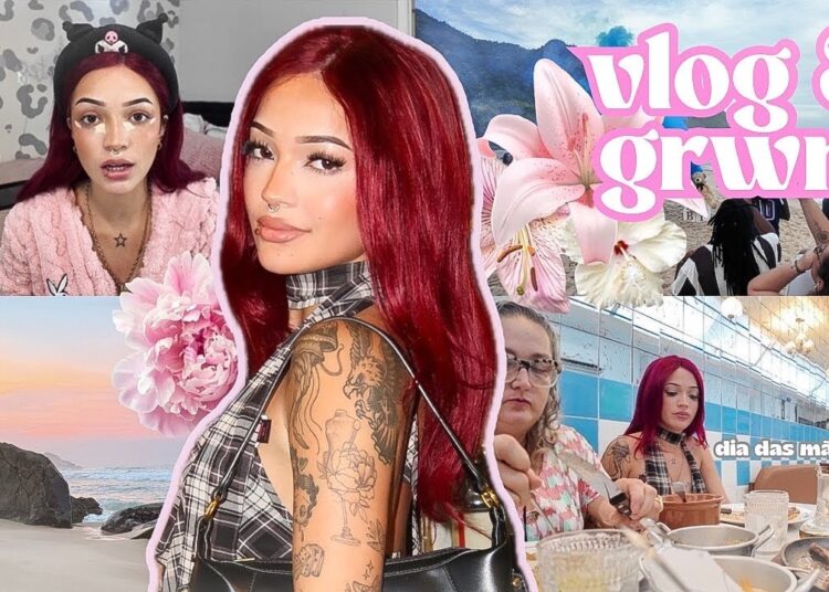 GRWM & VLOG || FOFOCAS, PERUCAS, EVENTOS E DIA DAS MÃES ✮⋆˙