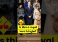 a royal love triagle #royal #princewilliam #meghanmarkle #princesscatherine #shorts