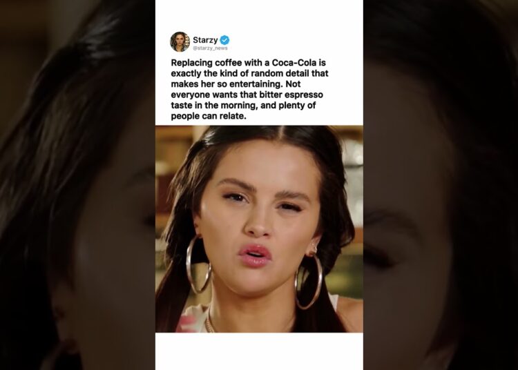 SELENA GOMEZ HONEST COFFEE ORDER