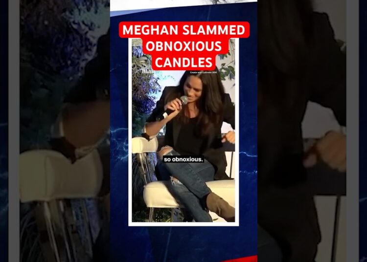 Meghan Markle humiliated over old leaked interview where she slammed OBNOXIOUS $100 candles #royal
