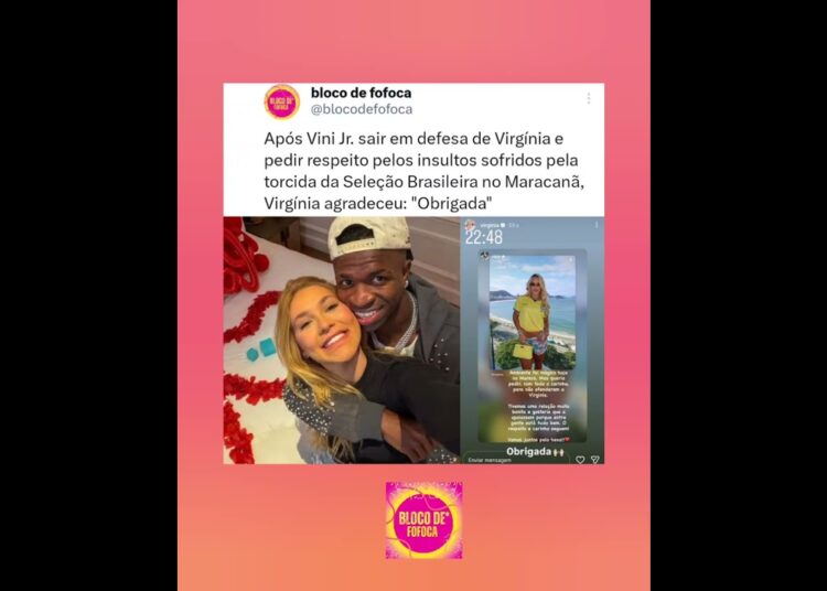 #virginia agradeceu ao #vinijr após ele sair em defesa dela. #fofoca #fofocas