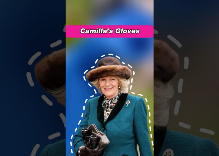 Camilla’s Gloves #royal #queencamilla