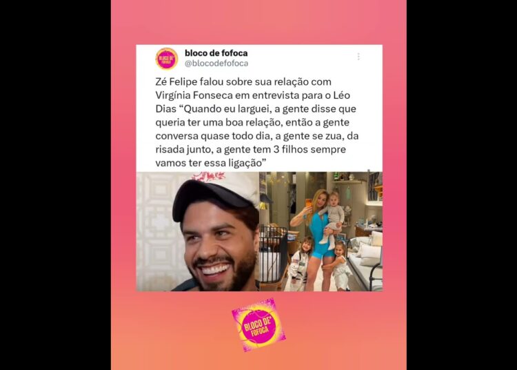 #zefelipe  falou sobre sua relação com #virginia  em entrevista para o #leodias . #fofoca #fofocas