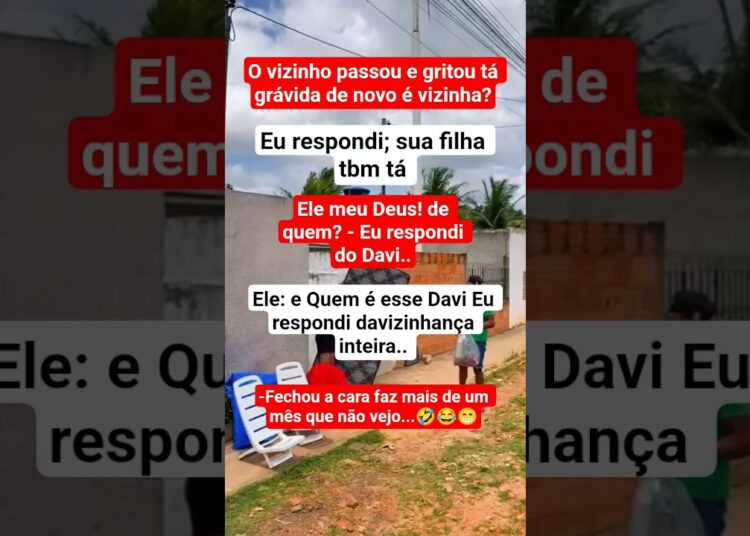 Só assim acaba com as fofocas #humor #piadas #shorts #vizinho #memes