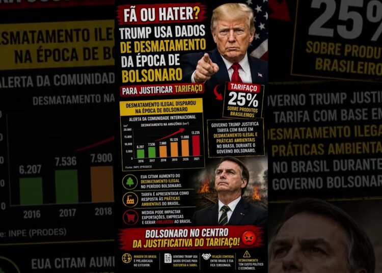 TRUMP USA DADOS DE BOLSONARO PARA JUSTIFICAR TARIFAÇO #bolsonaro #trump #trumpnews #presidente