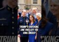 Trump’s Shocking Line That Left the King Uneasy #royalfamily #royal #kingcharles #elizabeth #trump