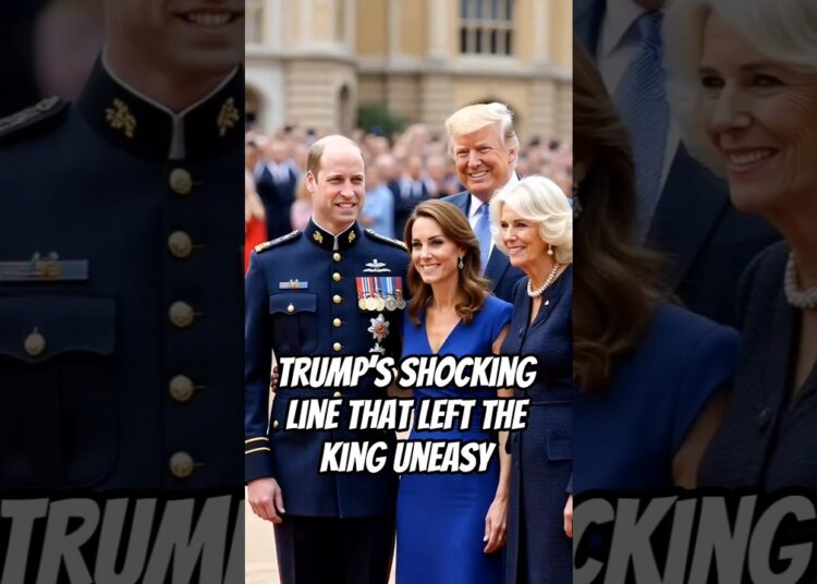 Trump’s Shocking Line That Left the King Uneasy #royalfamily #royal #kingcharles #elizabeth #trump
