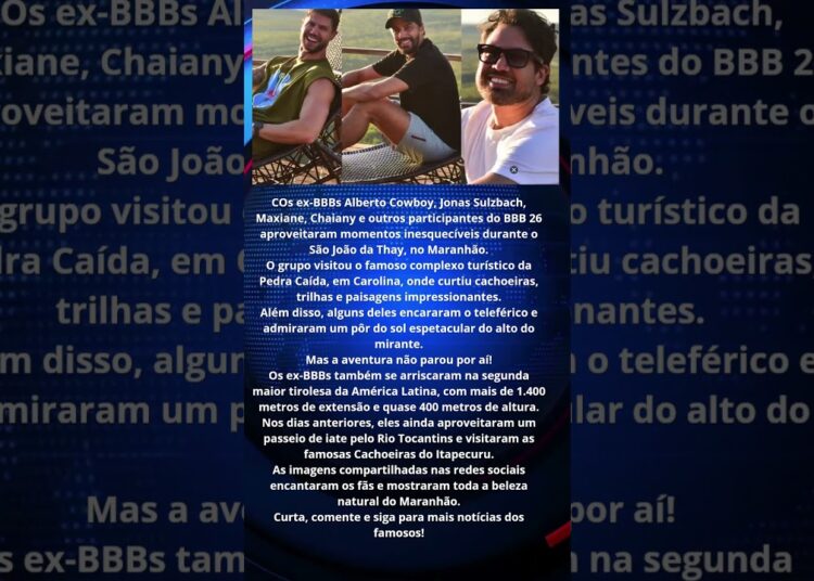 EX BBBS CURTEM AVENTURA RADICAL E PÔR DO SOL