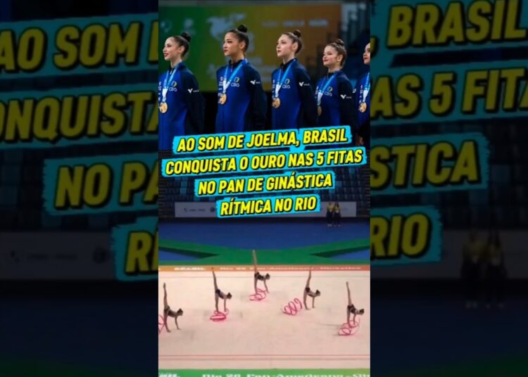 BRASIL FAZ HISTÓRIA AO SOM DE JOELMA E CONQUISTA O OURO NAS 5 FITAS NO PAN