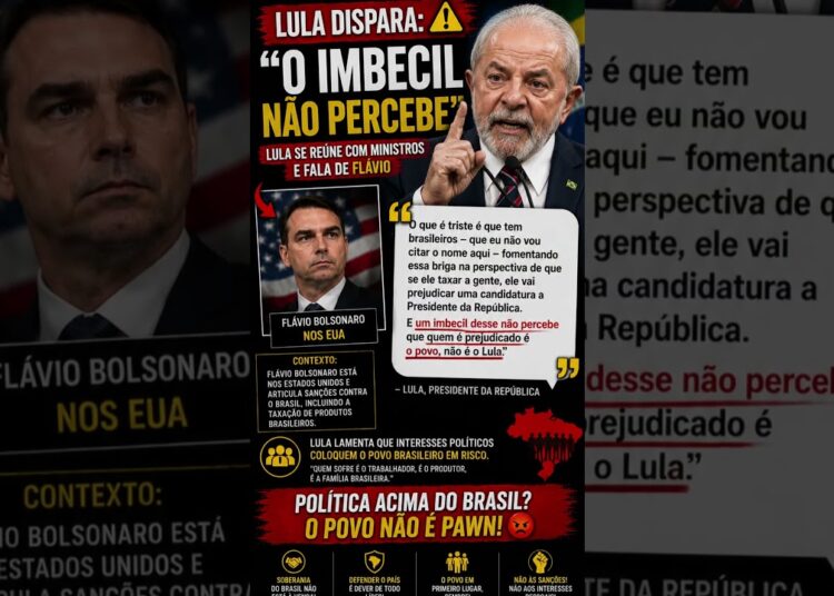 LULA PERDE A PACIÊNCIA E DISPARA CONTRA FLÁVIO BOLSONARO #flaviobolsonaro #lula #presidência #fyp