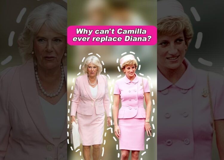 Why can’t Camilla ever replace Diana? #fyp #queencamilla #princessdiana #royal