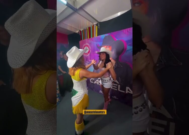Ana Castela divide palco com ex de Gustavo Mioto e momento chama atenção dos fãs