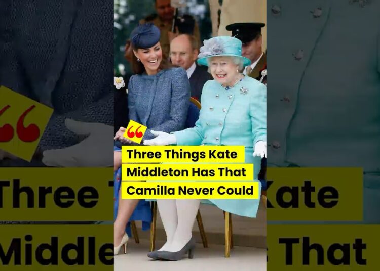 Three advantages of Kate Middleton #royal #princesscatherine #camilla #britishroyalfamily #shorts