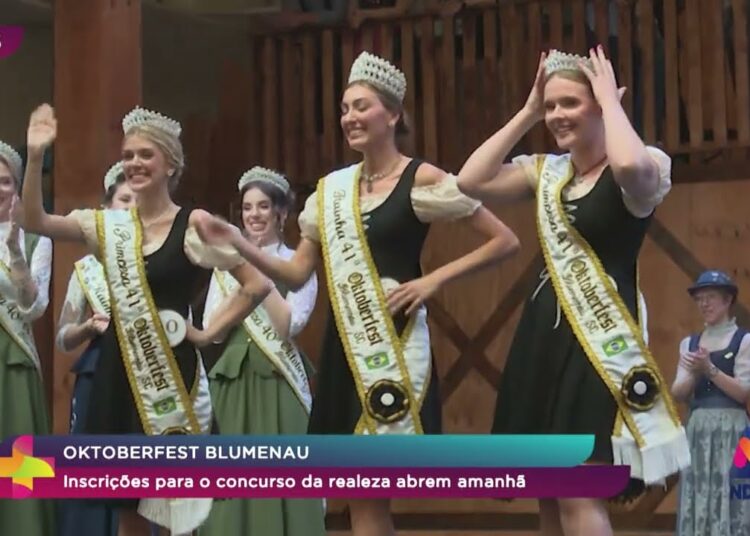 Oktoberfest Blumenau: inscrições para o concurso da realeza abrem amanhã