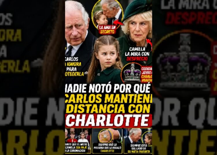 Nadie notó por qué Carlos mantiene distancia con Charlotte #kingcharles #royalfamily #Realeza #royal