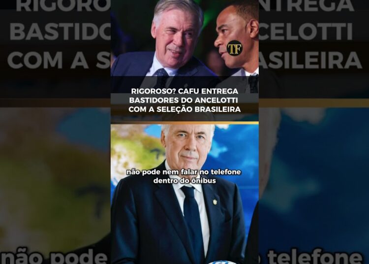 Não vai ter resenha? Cafu comenta sobre humor de Ancelotti: “Não pode nem falar no telefone”