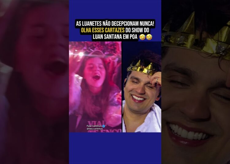 Qual o@LuanSantana MAIS GOSTOU? Melhores Cartazes! #shorts #rhpooa