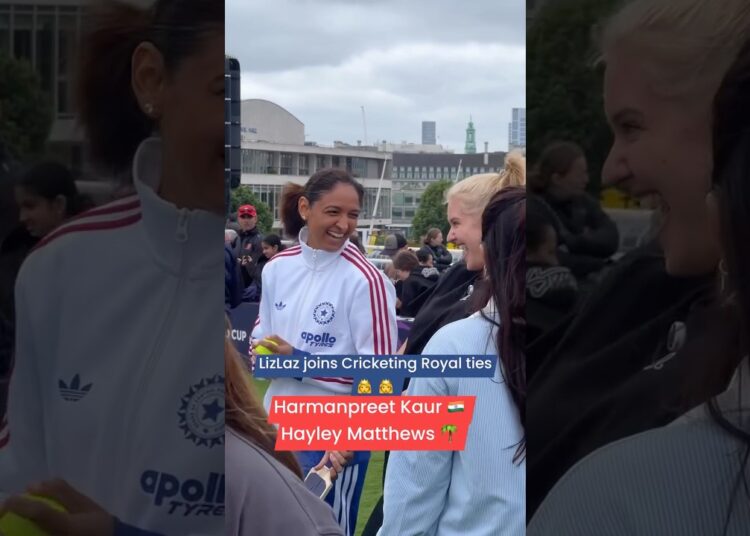 Laughters all around as social media sensation LizLaz joins cricketing royalties Harmanpreet Kaur