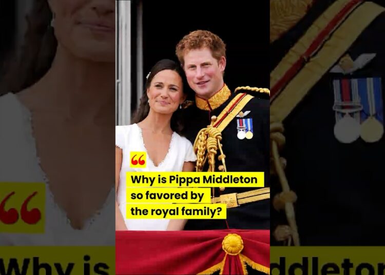 Why is Pippa Middleton so favored by the royal family? #royal #royalfamily