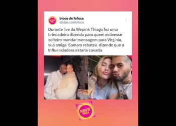 Internautas ficaram curiosos para saber com quem a #virginia  estaria casada #zefelipe ou #vinijr.?