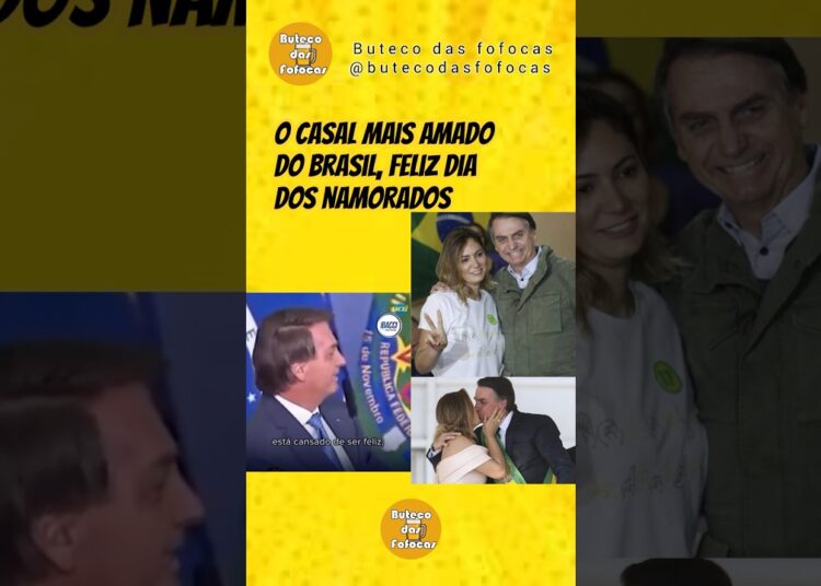 Michelle resgata vídeo de Bolsonaro no dia dos namorados e se declara: “meu amor”