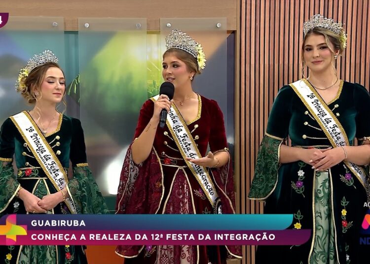 Conheça a realeza da 12ª Festa da Integração de Guabiruba