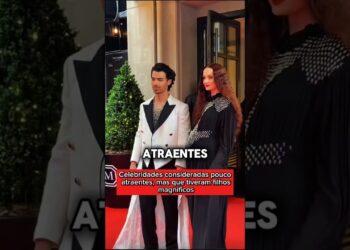 Celebridades consideradas pouco atraentes, mas que tiveram filhos magníficos. #brasil #fama #star