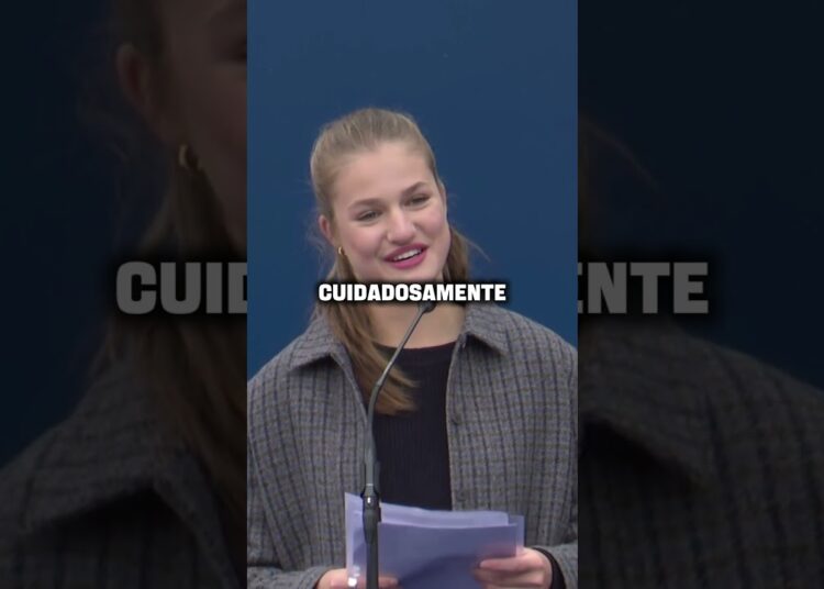 A princesa leonor não pode ter redes sociais #princesa #leonor #curiosidades #realeza