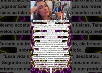 🤰💪 TAINÁ MILITÃO DESABAFA SOBRE TREINOS NA GRAVIDEZ ‘ESTOU CANSADA’