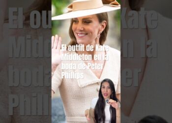 El outfit de Kate Middleton en la boda de Peter Phillips #realeza #katemiddletonfashion