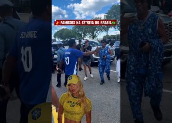 Famosos que foram à estreia da Seleção Brasileira na Copa do Mundo ✨#selecaobrasileira#copadomundo