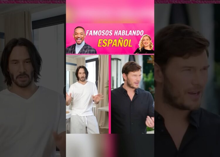 Famosos que Hablan Español. #WillSmith #Famosos #HablanEspañol #shortvideo