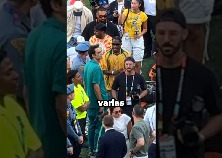 Varias celebridades asistieron al partido inaugural de Brasil 🤔❔