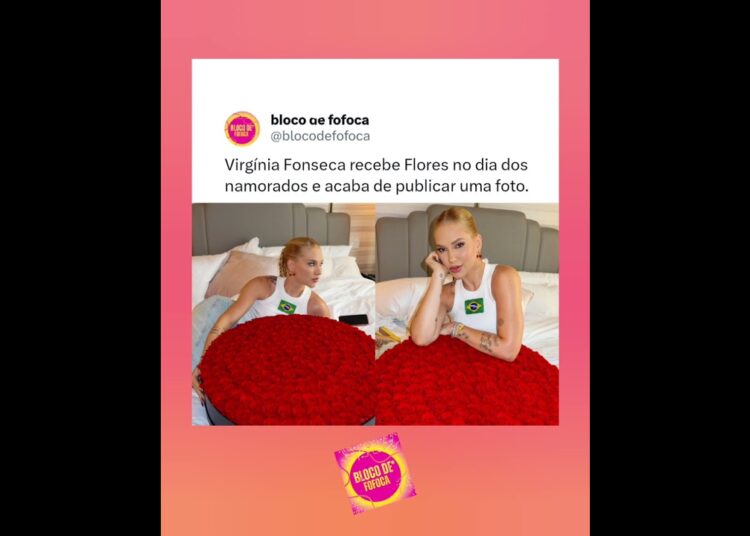 #virginiafonseca  recebe flores no dia dos namorados e acaba de publicar uma foto. #fofoca #fofocas