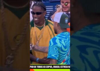 NEYMAR ENCONTRA TRAVIS SCOTT E TOM BRADY ANTES DO JOGO DO BRASIL! 😱🇧🇷 #neymar #travisscott #tombrady