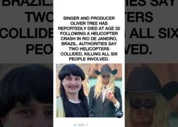 Singer Oliver Tree Dies at 32 in Brazil Helicopter Crash 🕊️ #olivertree #rip #helicoptercrash