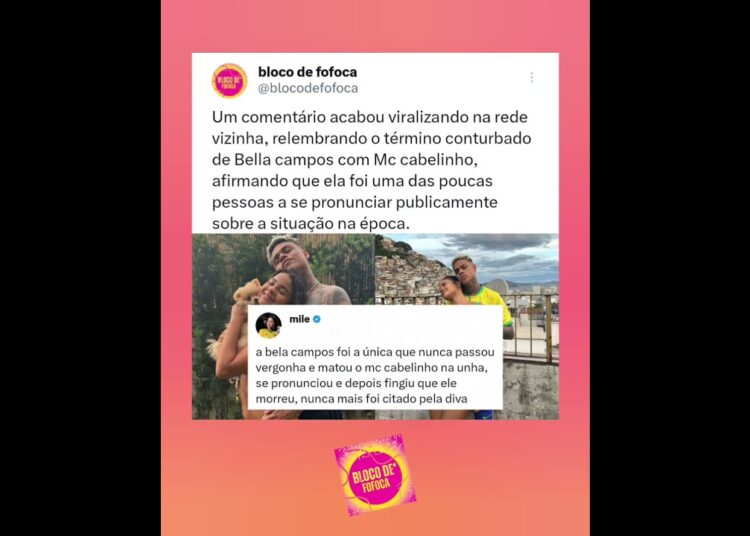 esse comentário viralizou na rede vizinha falando sobre o término de #bellacampos e #mccabelinho