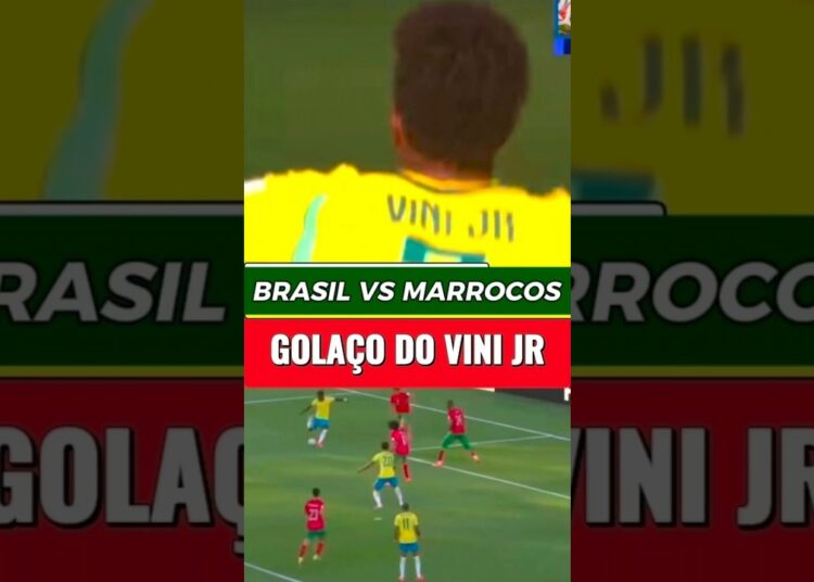 VINI JR MARCA GOLAÇO CONTRA O MARROCOS E SE CREDENCIA COMO PROTAGONISTA DA COPA!