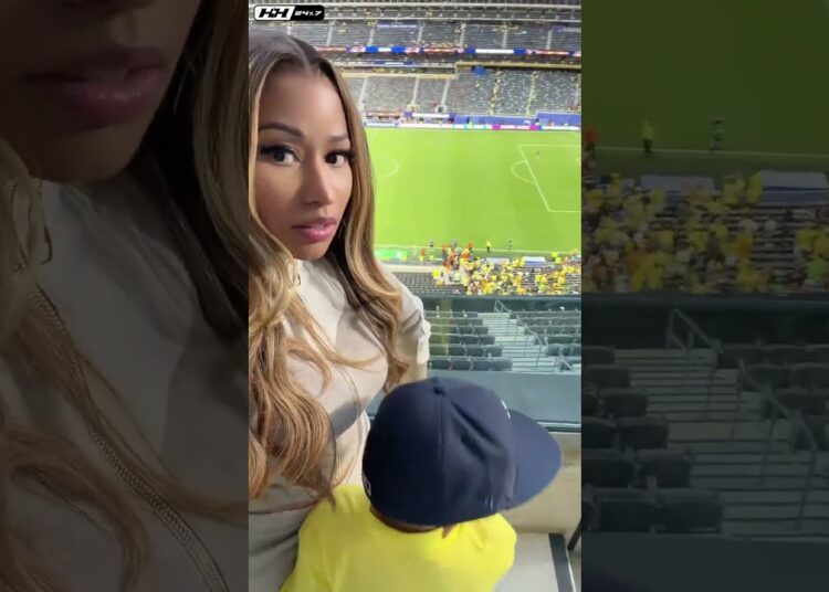 Nicki Minaj & Her Son Attend Brazil vs Morocco At 2026 FIFA World Cup ⚽❤️