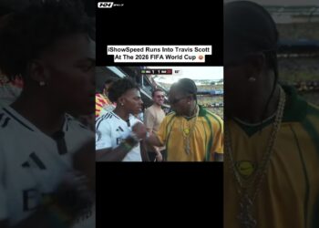 iShowSpeed Runs Into Travis Scott At 2026 FIFA World Cup 😂🔥