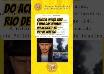 Cantor Oliver Tree é um dos mortos em acidente aéreo no Rio