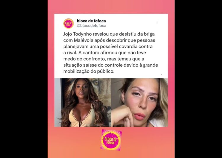 #jojotodynho revelou o motivo que desistiu da briga com malévola. #fofoca #fofocas