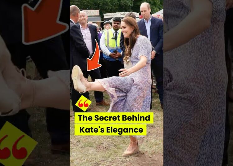 The Secret Behind Kate’s Elegance #royal #princesscatherine #princewilliam #shorts