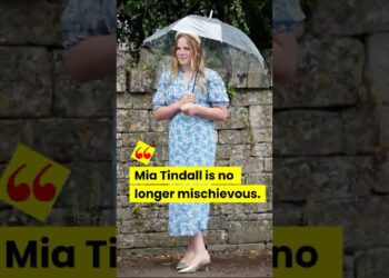 Mia Tindall is no longer mischievous. #royal #royalfamily