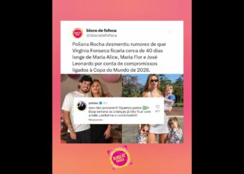 #polianarocha desmentiu rumores de que #virginiafonseca  ficaria cerca de 40 dias longe dos filhos.